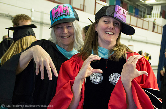 Alumni Director Leslie Paul and Associate Vice President of Academic Affairs Dr. Kate Guerdat