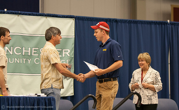 Graduation Rehearsal - Seth Miller, Building Construction Award Recipient