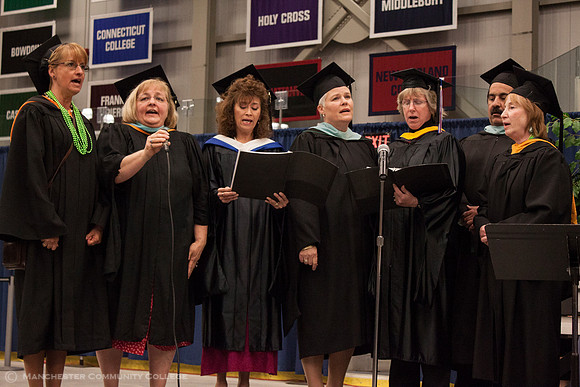 MCC Choir Signing the Star Spangled Banner