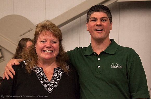 Graduation Rehearsal - Professors Kelly Chisholm and Michael Magoon