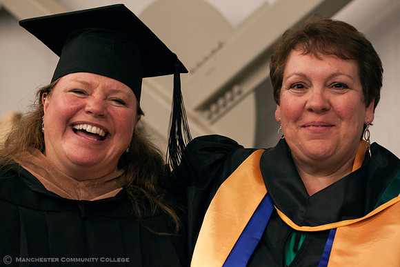 Professor Kelly Chisholm and Patti Tortolini