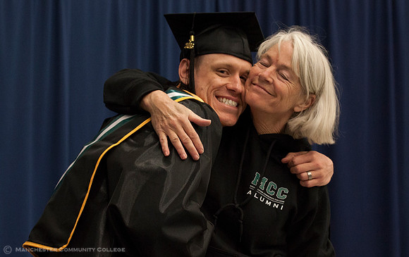 Nick Yastek and Alumni Development Director, Leslie Paul